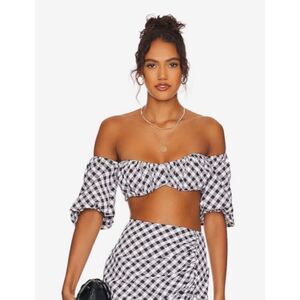 Revolve x rumer sunshine crop size XXS